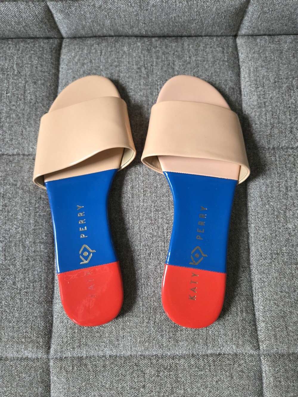 Katy Perry | The Rossi Multi-colored Patent Slides Size 7
